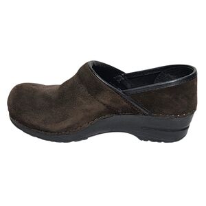 EUC DANSKO PROFESSIONAL BROWN SUEDE CLOG SZ 37